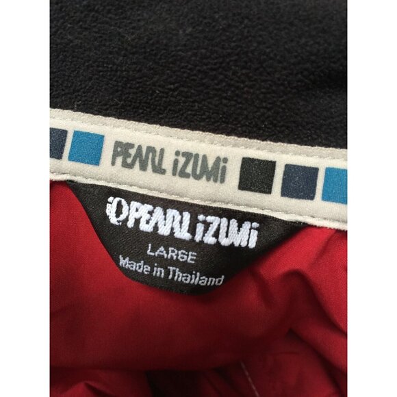 Pearl Izumi Womens Large Red Zip Up Cycling Windbreaker Jacket Lightweight Logo - Picture 4 of 8